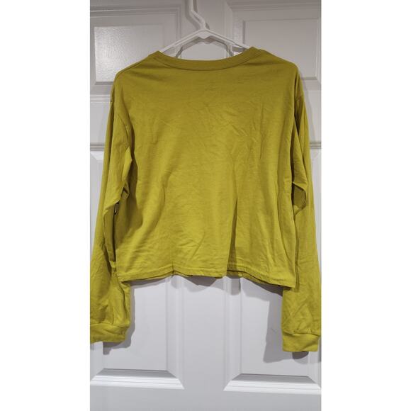 Women's Large Crop Top The Grinch Long Sleeve Christmas Shirt - Picture 4 of 9